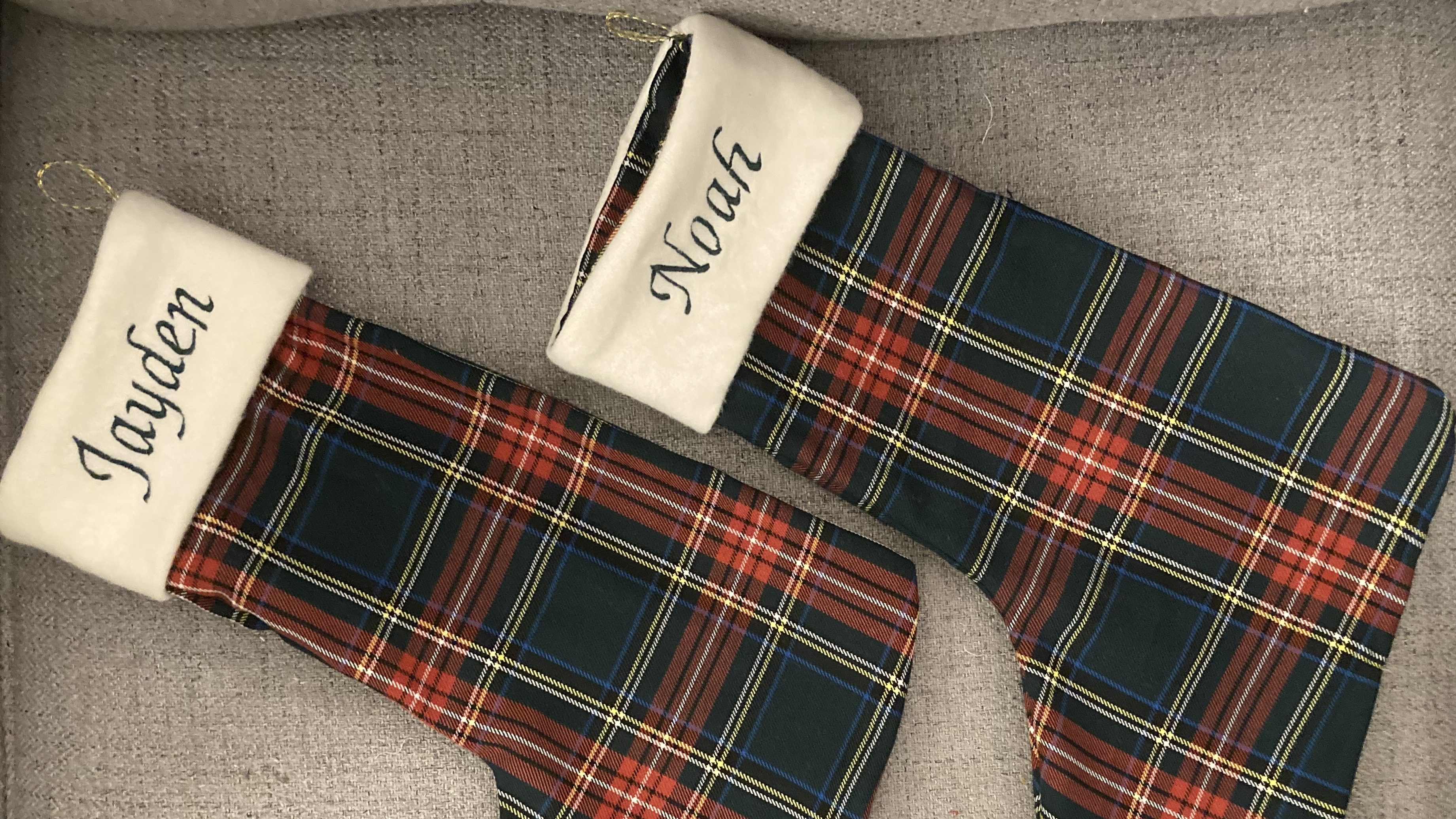 Bas de Noël Personnalisés – tuto diy