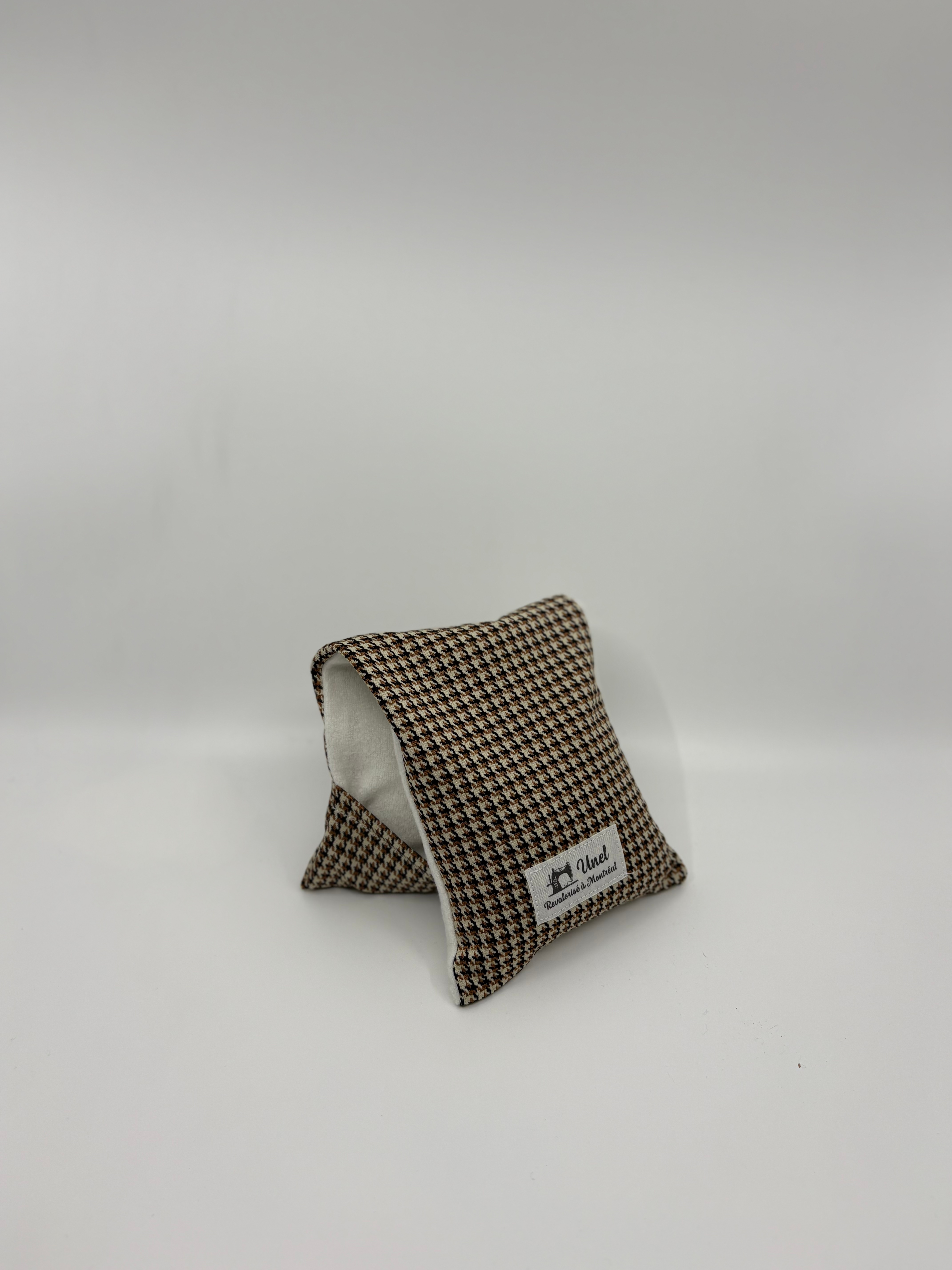 Bouillotte sèche écologique déhoussable à carreaux – Image 4